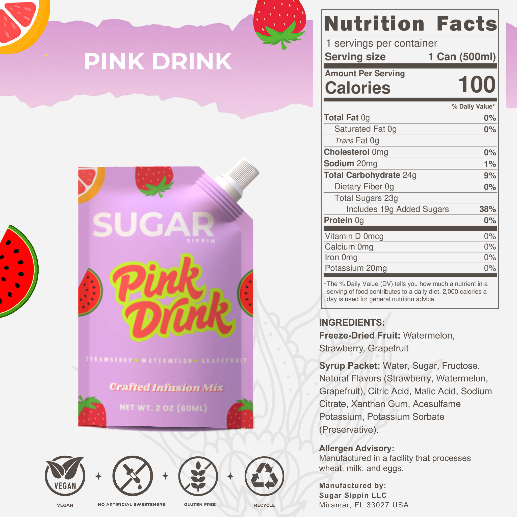 Pink Drink Refill